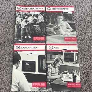 Boy Scouts of America Merit Badge Book Set of 4